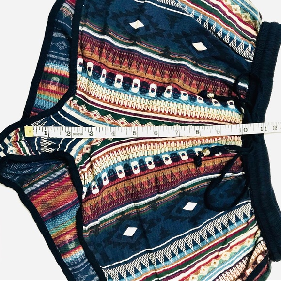 🌲3/$20 Angie Boho Cotton Native Bohemiam Shorts M - Picture 8 of 8